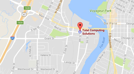 Get Directions to Total Computing Solutions in De Pere, WI